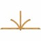 Ekena Millwork Redmond Rough Sawn Timber Gable Bracket, Western Red Cedar, 108"W x 49"H x 2"D x 4"F, 11/12 Pitch GBW108X49X0204RED00RWR - alternate 1